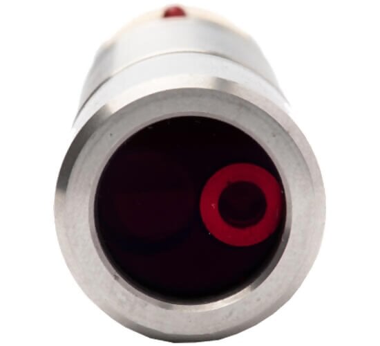 Compacto MiniVLS 211/ia Sensor de Velocidad Óptico Intrínsecamente Seguro con Salida de Pulso NPN Carcasa de Acero Inoxidable Liso (alimentación de 5V CC)