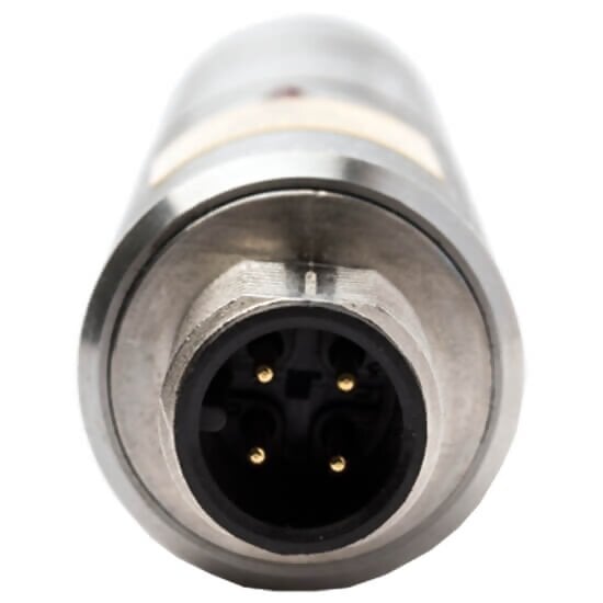 Compacto MiniVLS 211/ia Sensor de Velocidad Óptico Intrínsecamente Seguro con Salida de Pulso NPN Carcasa de Acero Inoxidable Liso (alimentación de 5V CC)