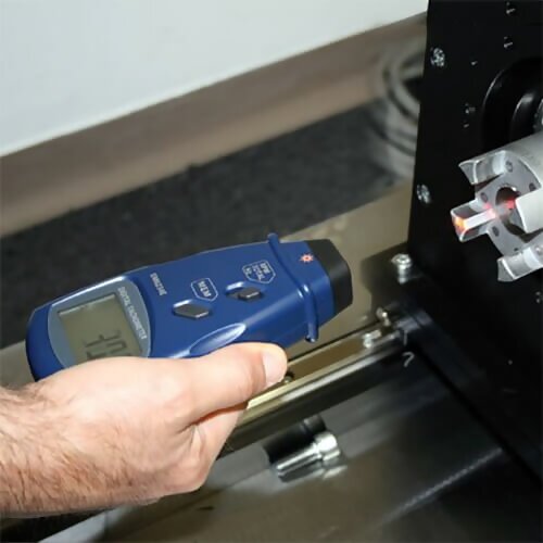 Shimpo PT-130 Non-Contact Laser Tachometer with bright LED display