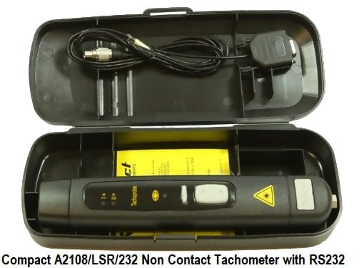 Tacómetro compacto A2108 con salida analógica