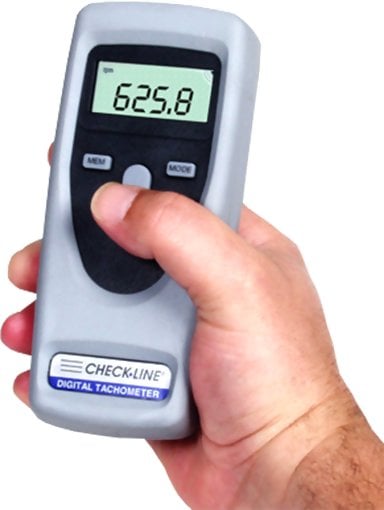 Checkline CDT-1000HD Handheld Laser Tachometer, Non-contact, 1.00-99.999 rpm