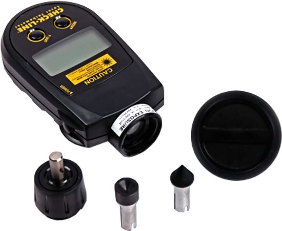 Checkline PLT-5000 Handheld Laser Tachometer, Contact: 6.0 - 20,000 / Non-Contact: 6.0 - 99,999