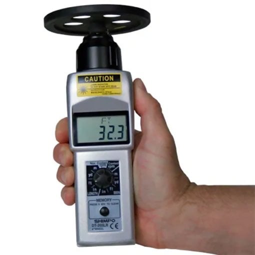 Shimpo DT-205LR DT-207LR Tacómetro Portátil NSN 6680-01-378-6490
