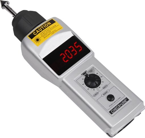 Shimpo DT-205LR DT-207LR Tacómetro Portátil NSN 6680-01-378-6490