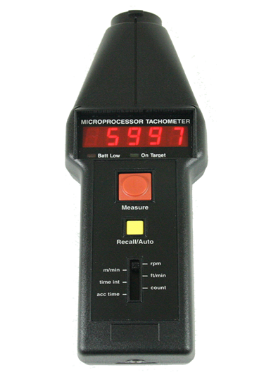 Compact CT6/LSR CT6 Laser Tachometer with Contact Adapter