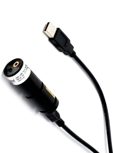 Compact MiniVLS 313 USB Laser Speed Sensor Tachometer